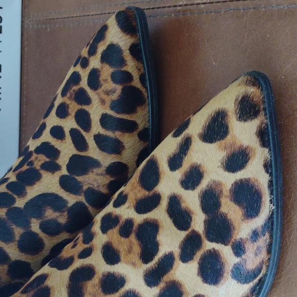 Nine West calf hair animal print Chelsea ankle bootie - Picture 6 of 11